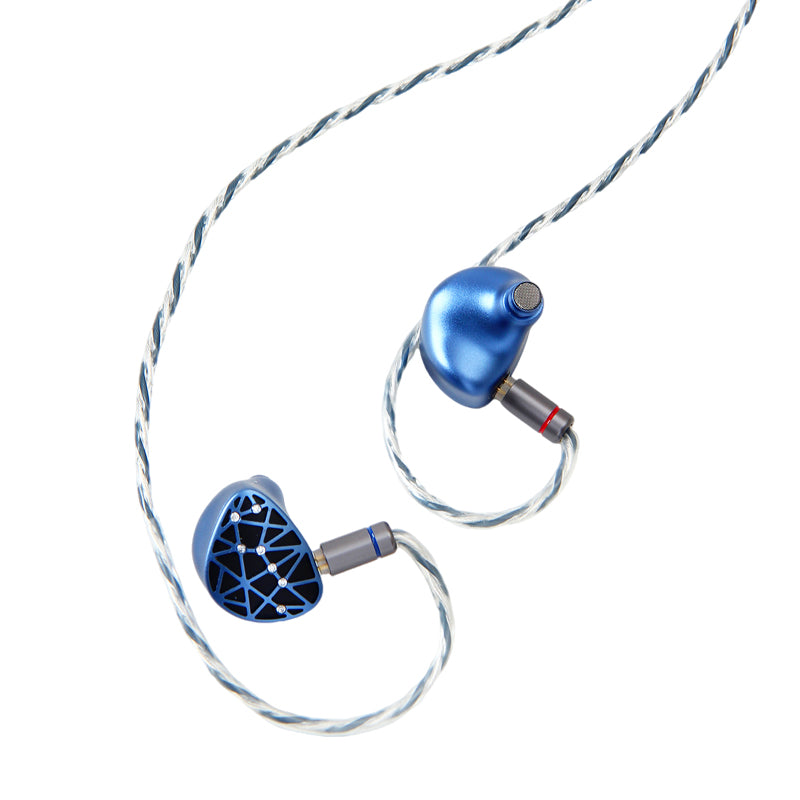 SR10 All Aluminum Alloy Shell 2DD4BA4PB Hybrid Hlagship Earphones